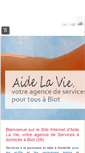 Mobile Screenshot of aidelavie.com